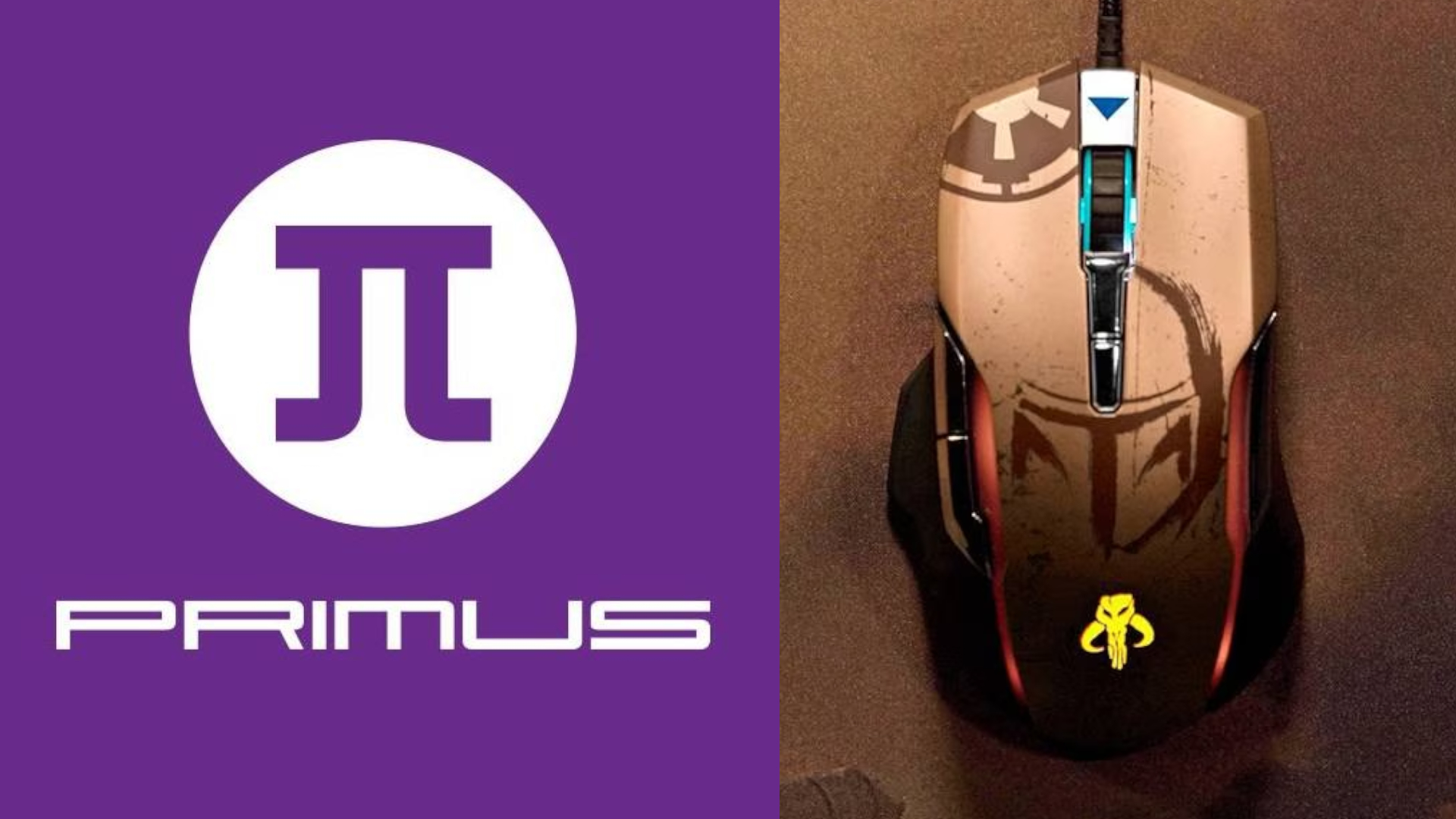 PRIMUS Gaming presentó el mouse GLADIUS 12400T con diseños de la serie The Mandalorian
